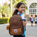 Mochila de Costas Capivara Fofinha Clio Infantil Escolar Meninas Volta As Aulas Passeio Viagem Estudos