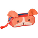 Estojo Duplo Escolar Pets Cachorro 100 Pens Infantil Menino Volta as Aulas Organizador Criança