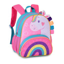 Mochila De Costas Unicornio Grande Espaçosa Infantil Escolar Meninas Feminina Megalomania