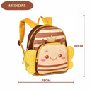 Mochila de Costas Infantil Abelhinha Borboleta Escolar Passeio Criança Viagem Volta as Aulas