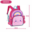 Mochila de Costas Infantil Abelhinha Borboleta Escolar Passeio Criança Viagem Volta as Aulas