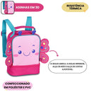 Lancheira Térmica Abelhinha Borboleta Infantil Escolar Volta as Aulas Menina Resistente Lanche
