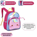 Mochila de Costas Unicórnio Menina Infantil Escolar Volta as Aulas Desenho Passeio Viagem Resistente