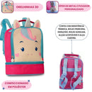 Lancheira Térmica Unicórnio Roxo Rosa Volta as Aulas Meninas Passeio Escolar Megalomania
