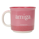 Caneca Amiga Definição Amizade Parceiras Bff 350ml  Rosa
