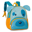 Kit Mochila de Costas Cachorrinho Azul Bolsa Mala Lancheira Térmica Duas Alças Infantil MAsculino Escolar Lanchinho Clio Megalomania