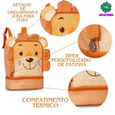 Lancheira Térmica Infantil Bolsa Criança Menino Menina Leão Panda Urso Pets Clio Megalomania