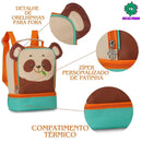 Lancheira Térmica Infantil Bolsa Criança Menino Menina Leão Panda Urso Pets Clio Megalomania