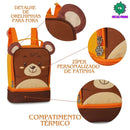 Lancheira Térmica Infantil Bolsa Criança Menino Menina Leão Panda Urso Pets Clio Megalomania