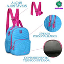 Lancheira Térmica Rebecca Bonbon Duas Alças Preto Rosa Azul Roxo Fashion Lanchinho Feminino Escolar Juvenil Clio Megalomania