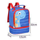 Lancheira Termica Dinossauro Verde Azul Masculino Infantil Clio Megalomania