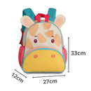 Kit Mochila Bolsa Mala Infantil Lancheira Térmica Menina Girafa Criança Bebê Feminina Presente Clio Megalomania
