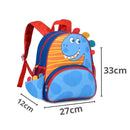 Mochila de Costas Bolsa Mala Dinossauro Menino Infantil Bebê Criança Verde Escolar Azul Clio Megalomania