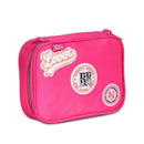 Kit Mochila de Carrinho Mala Bolsa Lancheira Térmica Duas Alças Rosa Escolar Meninas Juvenil Rebecca Bonbon Clio Megalomania