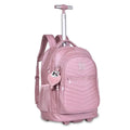 Mochila de Carrinho Mala Bolsa Bagagem Rosa Lilás Verde Rebecca Bonbon Escolar Juvenil Feminino Clio Megalomania