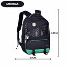 Mochila de Costas Demon Slayer Escolar Volta Aulas Estudo Passeio Mangá Grande Viagem Resistente