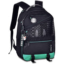 Mochila de Costas Demon Slayer Escolar Volta Aulas Estudo Passeio Mangá Grande Viagem Resistente