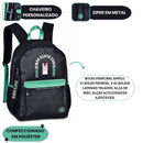Kit Mochila de Costas e Estojo Box Demon Slayer Corps 100 Pens Escolar