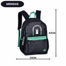 Kit Mochila de Costas e Estojo Box Demon Slayer Corps 100 Pens Escolar