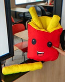Almofada Batata Frita Grande 3D decoração presente conforto