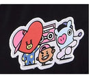 Mochila de Costas Escolar BT21 Bangtan Kpop BTS Menina Korea Oficial Rosa - Clio Megalomania