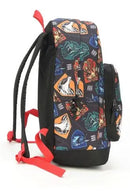 Mochila de Costas Bolsa Escolar Harry Potter com Brasão de Grifinória Sonserina Luffa Luffa Corvinal Hogwarts Warner Bro Megalomania