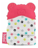 Mordedor Infantil Para Bebe Urso Luvinha C/ Silicone Buba  - Rosa Megalomania