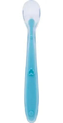 Colher De Silicone Para Bebe Crianças Buba Baby Kids - Azul Megalomania