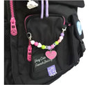 Mochila De Costas Preta Rebecca Bonbon Miçangas Juvenil Escolar Feminina Resistente Durável Confortável