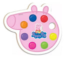 Kit Pintura Peppa Pig Cavalete Infantil Brinquedos Tinta Nig Megalomania