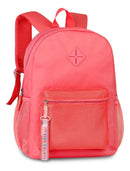 Mochila de Costas 17'' Juvenil Escolar Rosa Cores Pastel Menina - Clio Megalomania