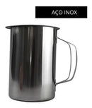 Jarra Inox com Alça para Cozinha Suco Água 1,8L Ke Home Megalomania