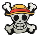 Almofada 3D Caveira One Piece Mugiwara Piratas Chapéu Palha - Megalomania