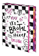 Fichario Colegial Argolado Xadrez Hard Core Caderno Escola