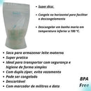 Kit 25 Sacos para Armazenar Leite Materno Congelar 200 ml Bebê Kids - Buba Megalomania