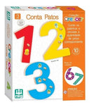 Jogo Infantil Educativo Conta Patos Madeira Nig Brinquedos Megalomania