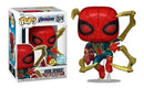 Boneco Funko Pop AVENGERS ENDGAME IRON SPIDER W/NANO GAUNTLET 574 Homem Aranha Boneco Colecionável Aranha de Ferro Vingadores Ultimato Presente Criança Endgame Secret Wars Marvel Studios Spiderman Coleção Nano Gauntlet Megalomania