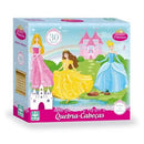 Jogo Quebra Cabeça Brinquedo Princesas 30 Peças Didático Nig Megalomania