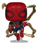 Boneco Funko Pop AVENGERS ENDGAME IRON SPIDER W/NANO GAUNTLET 574 Homem Aranha Boneco Colecionável Aranha de Ferro Vingadores Ultimato Presente Criança Endgame Secret Wars Marvel Studios Spiderman Coleção Nano Gauntlet Megalomania
