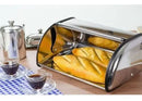 Porta Pão Em Aço Inox Armazenador De Pães Salgados E Doces Padaria - Ke Home Megalomania