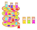 Jogo Didático Infantil Equilibra Bebês Nig Brinquedo Madeira Megalomania
