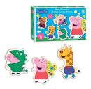 Jogo Infantil Primeiro Quebra Cabeça 14PÇS Peppa Pig Nig Brinquedo Megalomania