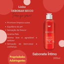 Sabonete Íntimo Com Probióticos 200ml Ph Equilibrado Proteção Frescor Deborah Secco Sedução Megalomania