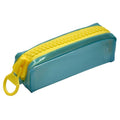 Estojo Simples Escolar PVC Cristal Color Neon Volta as Aulas Unissex Juvenil Ponto Criativo