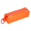 Estojo Simples Escolar PVC Cristal Color Neon Volta as Aulas Unissex Juvenil Ponto Criativo