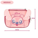 Estojo Box 3D Stitch Disney Escolar 36 Elásticos 100 Pens Volta Aulas Meninas Peluciado Organizador Ponto Criativo