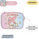 Estojo Box Amigos Hello Kitty Escolar 100 Pens infantil Menina Volta As Aulas Organizador Resistente