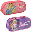 Estojo SImples Barbie Menina Infantil 50 Pens Volta as Aulas Matell Escolar Organizador Ponto Criativo