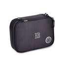 Kit Mochila de Costas Mala Bolsa Preto Lancheira Térmica Duas Alças Estojo Simples Meninas Juvenil Escolar Rebecca Bonbon Megalomania