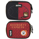 Estojo Box Harry Potter Hogwarts Magia Bruxo Série Escolar 36 Elástico 100 Pens Volta Aulas Juvenil